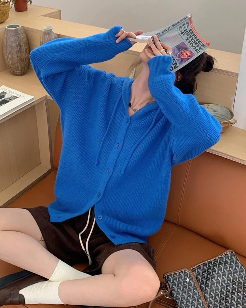 Casual Day Outfits, Easy Trendy Outfits The Problem Child Knit Hoodie Casual Day Outfits, Easy Trendy Outfits The Problem Child Knit Hoodie