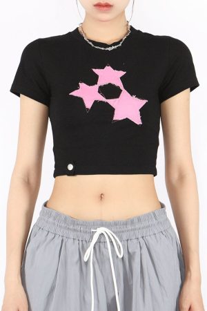 Casual Day Outfits, Easy Trendy Outfits Too Pretty Star Crop Top