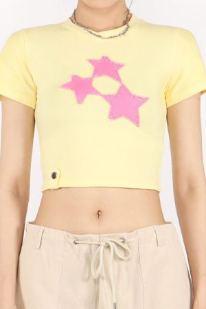 Casual Day Outfits, Easy Trendy Outfits Too Pretty Star Crop Top