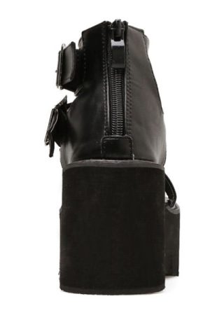 Casual Day Outfits, Easy Trendy Outfits Triple Buckle Platform Sandals