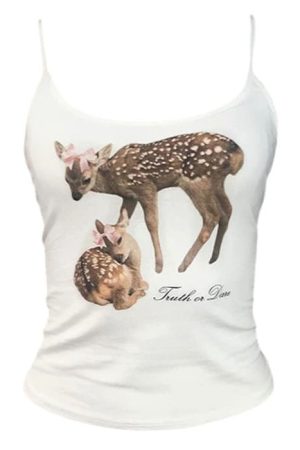 Casual Day Outfits, Easy Trendy Outfits Truth or Dare Fawn Tank Top