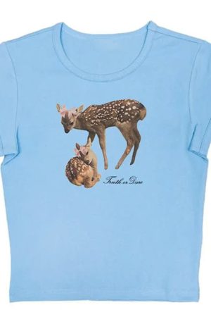 Casual Day Outfits, Easy Trendy Outfits Truth or Dare Fawn Tee