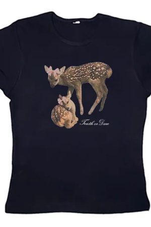 Casual Day Outfits, Easy Trendy Outfits Truth or Dare Fawn Tee