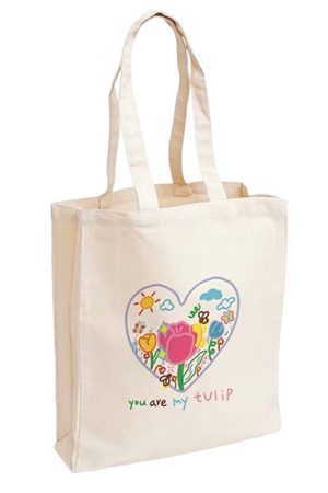 Casual Day Outfits, Easy Trendy Outfits Tulip Embroidery Aesthetic Tote Bag