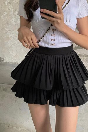 Casual Day Outfits, Easy Trendy Outfits Unwritten Story Ruffle Mini Skirt