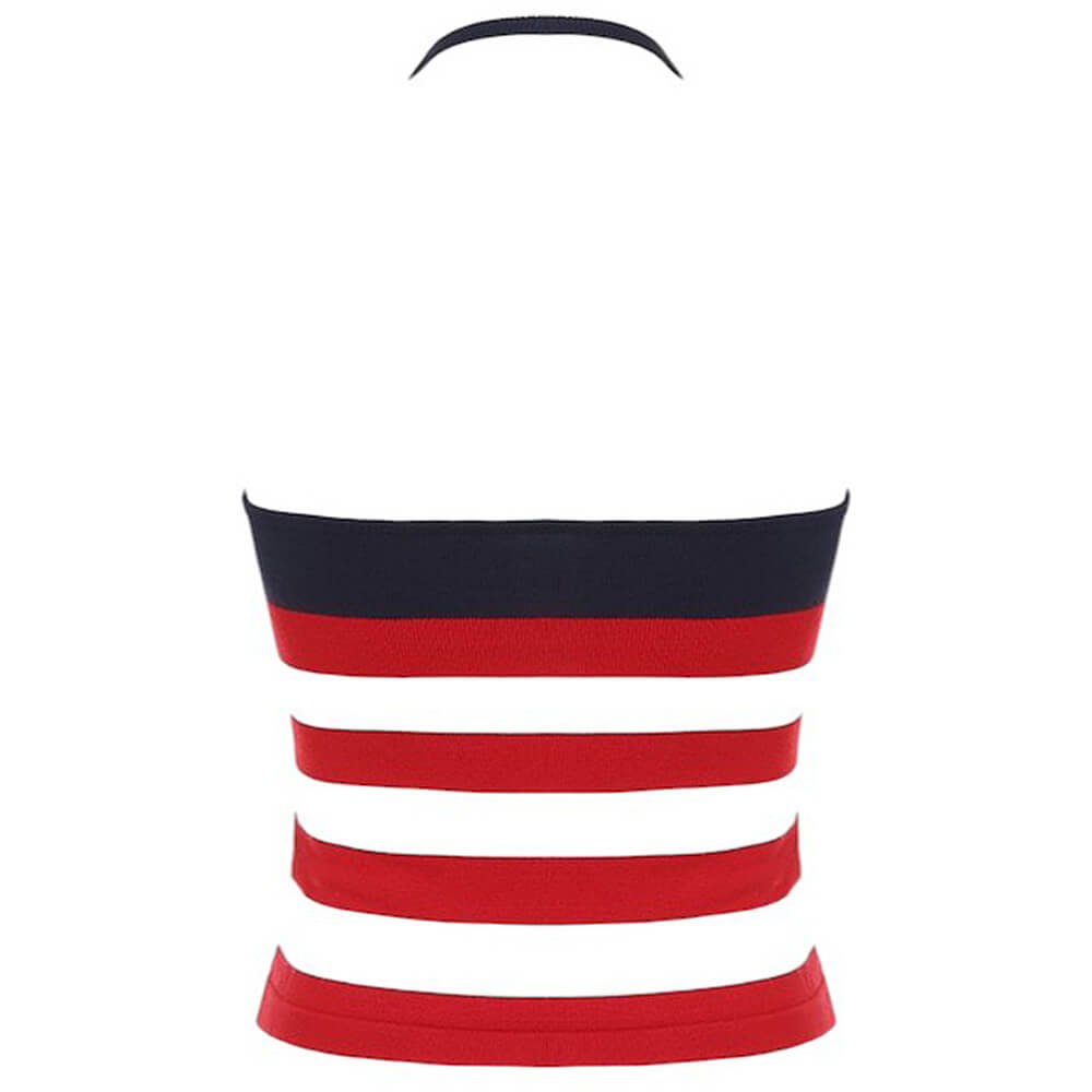 Casual Day Outfits, Easy Trendy Outfits USA Stars & Stripes Halter Top Casual Day Outfits, Easy Trendy Outfits USA Stars & Stripes Halter Top