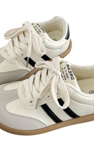 Casual Day Outfits, Easy Trendy Outfits Vacay Mode Striped Sneakers