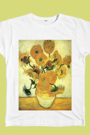 Casual Day Outfits, Easy Trendy Outfits Van Gogh Sunflowers Tee