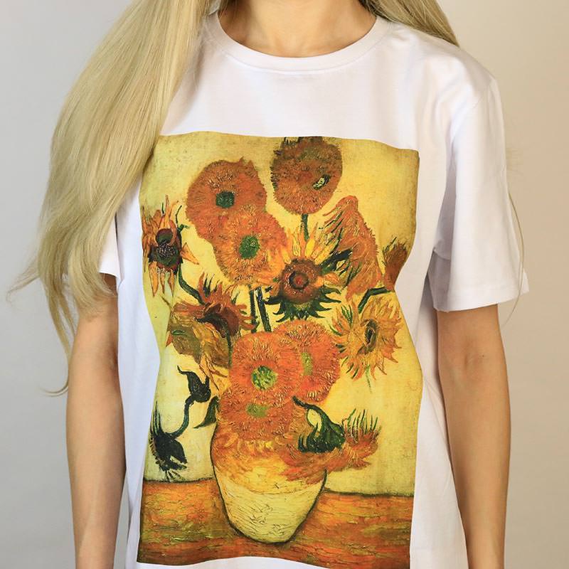 Casual Day Outfits, Easy Trendy Outfits Van Gogh Sunflowers Tee Casual Day Outfits, Easy Trendy Outfits Van Gogh Sunflowers Tee