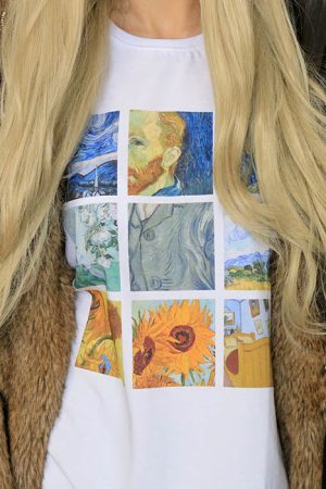 Casual Day Outfits, Easy Trendy Outfits Van Gogh Tee