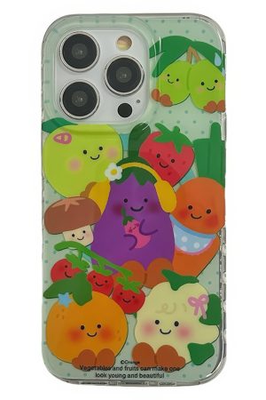 Casual Day Outfits, Easy Trendy Outfits Vegetables and Fruits iPhone Case & Grip
