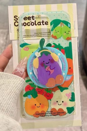 Casual Day Outfits, Easy Trendy Outfits Vegetables and Fruits iPhone Case & Grip