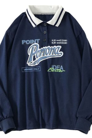 Casual Day Outfits, Easy Trendy Outfits Vintage Collar Sweatshirt