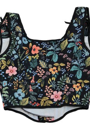 Casual Day Outfits, Easy Trendy Outfits Vintage Floral Print Corset