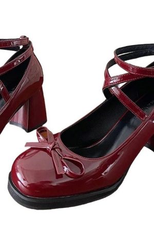 Casual Day Outfits, Easy Trendy Outfits Vintage Style Lacquered Mary Janes