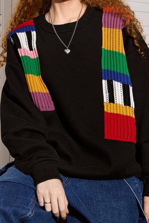 Casual Day Outfits, Easy Trendy Outfits Vintage TV Static Sweatshirt