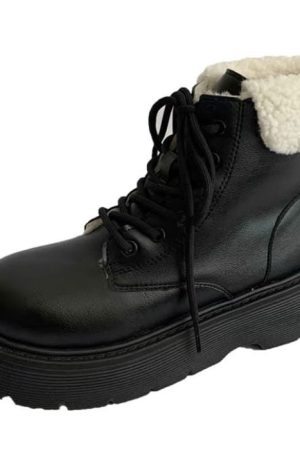 Casual Day Outfits, Easy Trendy Outfits Warm Sheepskin Ankle Boots