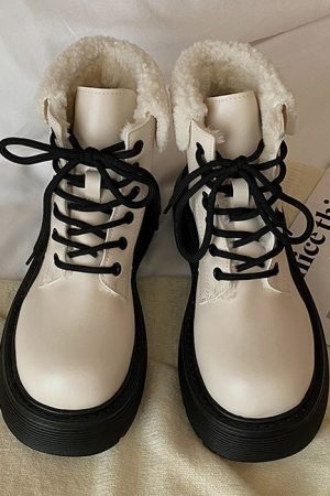 Casual Day Outfits, Easy Trendy Outfits Warm Sheepskin Ankle Boots