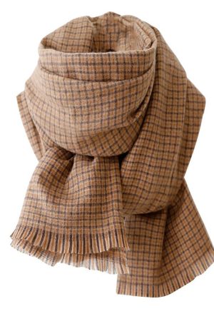 Casual Day Outfits, Easy Trendy Outfits Warm Vibes Plaid Scarf