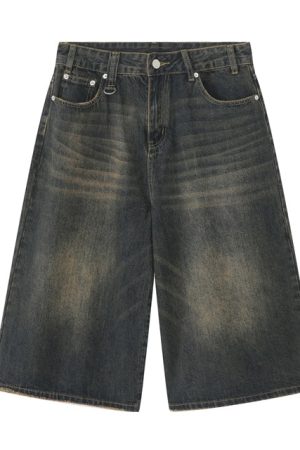 Casual Day Outfits, Easy Trendy Outfits Wash Me Out Baggy Denim Shorts