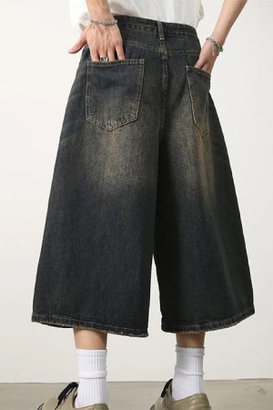 Casual Day Outfits, Easy Trendy Outfits Wash Me Out Baggy Denim Shorts