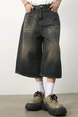 Casual Day Outfits, Easy Trendy Outfits Wash Me Out Baggy Denim Shorts