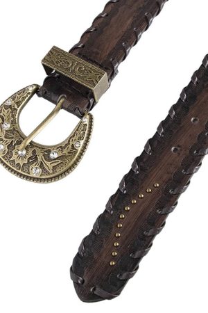 Casual Day Outfits, Easy Trendy Outfits Western Aesthetic Buckle Belt