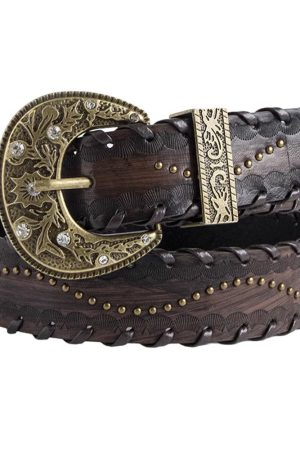 Casual Day Outfits, Easy Trendy Outfits Western Aesthetic Buckle Belt