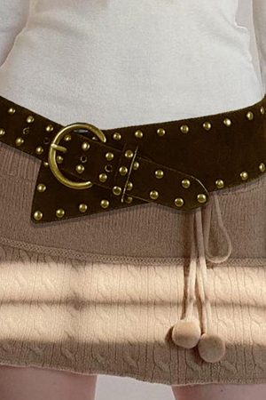 Casual Day Outfits, Easy Trendy Outfits Western Studded Belt