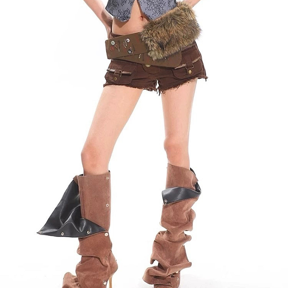 Casual Day Outfits, Easy Trendy Outfits Wild West Fur Statement Belt Casual Day Outfits, Easy Trendy Outfits Wild West Fur Statement Belt