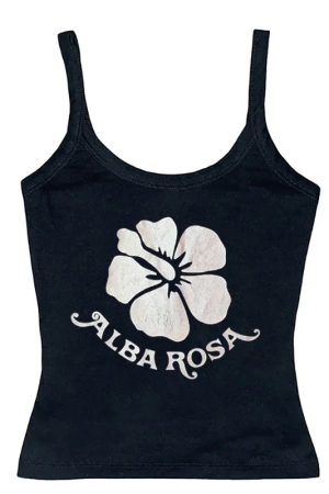 Casual Day Outfits, Easy Trendy Outfits Y2K Alba Rosa Aesthetic Tank Top