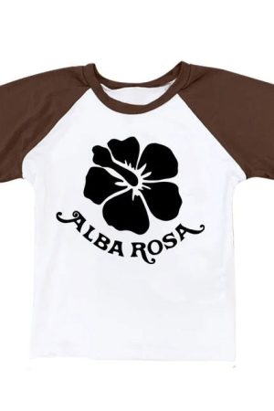 Casual Day Outfits, Easy Trendy Outfits Y2K Alba Rosa Baby Tee