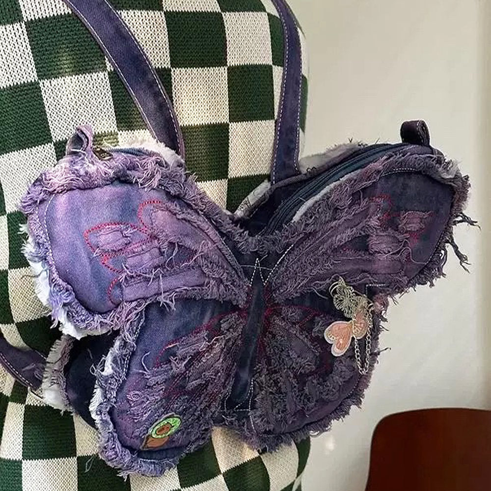 Casual Day Outfits, Easy Trendy Outfits Y2K Butterfly Shoulder Bag Casual Day Outfits, Easy Trendy Outfits Y2K Butterfly Shoulder Bag