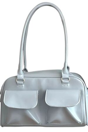 Casual Day Outfits, Easy Trendy Outfits Y2K Double Pocket Shoulder Bag