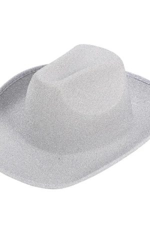 Casual Day Outfits, Easy Trendy Outfits Y2K Glitter Cowgirl Hat