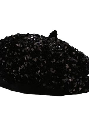 Casual Day Outfits, Easy Trendy Outfits Y2K Sequin Beret Hat