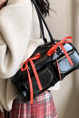 Casual Day Outfits, Easy Trendy Outfits Y2K Shoulder Bag With Bows