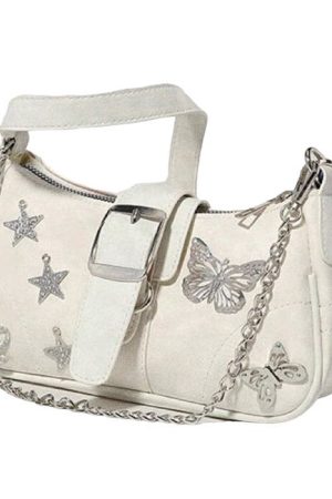 Casual Day Outfits, Easy Trendy Outfits Y2K Star Butterfly Handbag