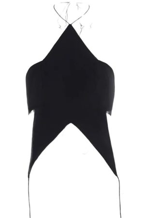 Casual Day Outfits, Easy Trendy Outfits Y2K Star-Shaped Backless Top