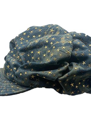 Casual Day Outfits, Easy Trendy Outfits Y2K Stars Denim Baker Boy Cap