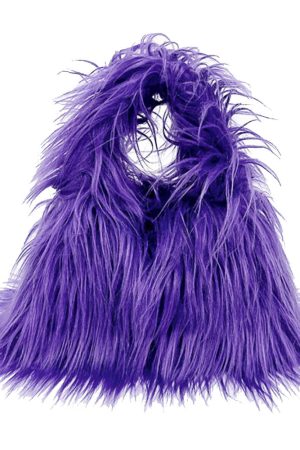 Casual Day Outfits, Easy Trendy Outfits Y2K Style Fuzzy Mini Bag