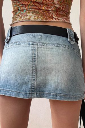 Casual Day Outfits, Easy Trendy Outfits Y2K Style Mini Skirt