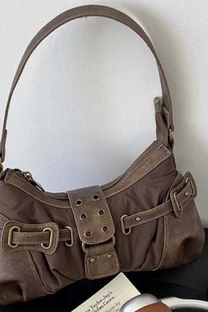 Casual Day Outfits, Easy Trendy Outfits Y2K Western Baguette Bag