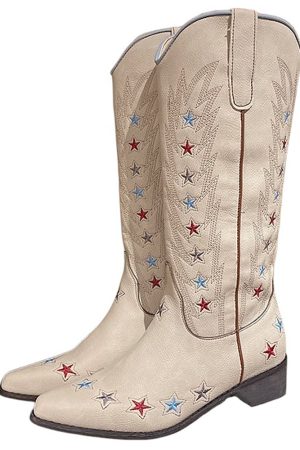 Casual Day Outfits, Easy Trendy Outfits Y2K Western Star Boots