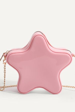 Casual Day Outfits, Easy Trendy Outfits Yellow Star Chain Bag