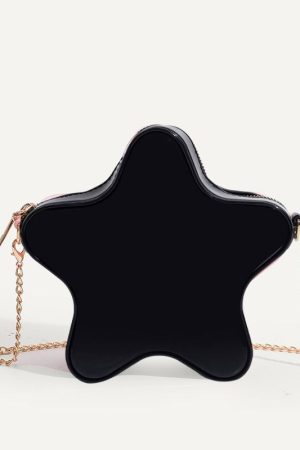 Casual Day Outfits, Easy Trendy Outfits Yellow Star Chain Bag