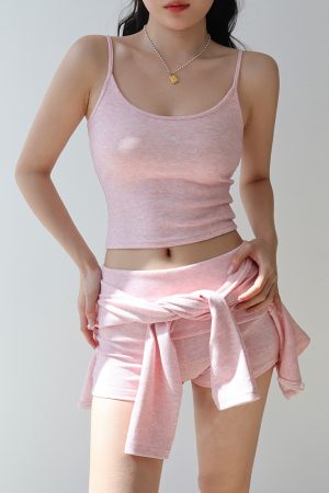 Casual Young Girl Three-Piece Set - Comfortable Cardigan, Cami Vest, and Shorts - Perfect for Home and Relaxation