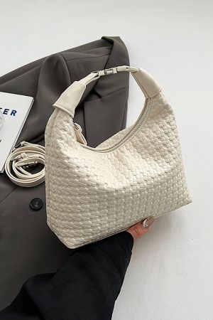 Chic Minimalist Pea Bag for Women, Summer 2025, Versatile Korean Style Shoulder & Crossbody Bag