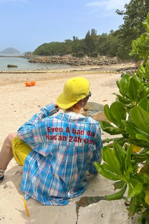 Color Block Plaid Long Sleeve Shirt Jacket for Men and Women - Casual Loose Fit, Sun-Proof, Versatile Style, American Fashion