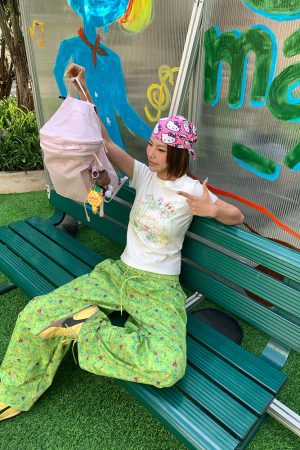 Colorful Floral Print Round Neck T-Shirt for Men and Women - Loose Casual Summer Base Layer - Y2K Style